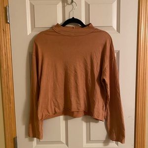 Aerie mockneck long sleeve t shirt